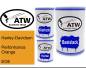 Preview: Harley-Davidson, Performance Orange, EOE: 500ml Lackdose + 500ml Klarlack + 250ml Härter - Set, von ATW Autoteile West.